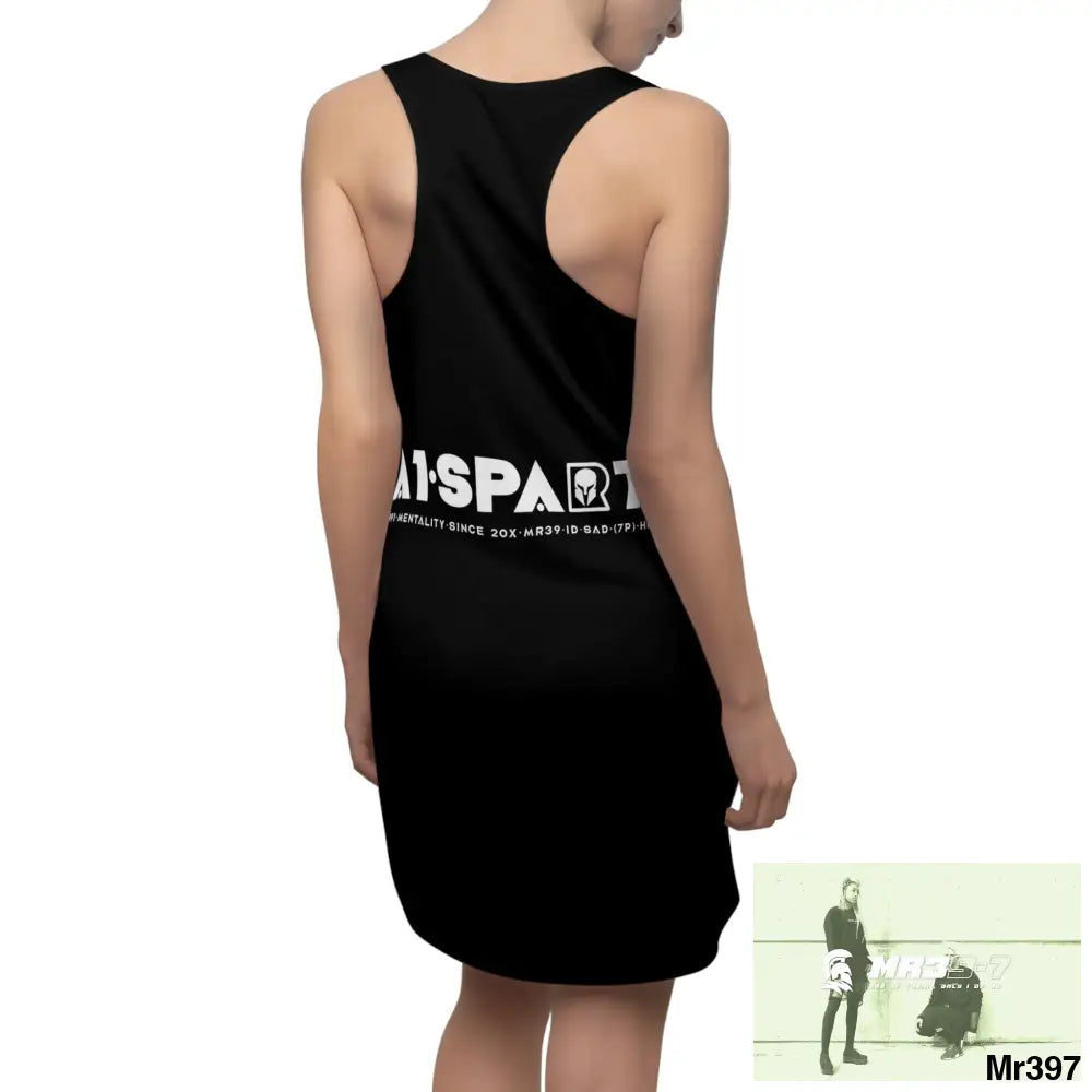 A1- Peace Sparta Woman’s Cut & Sew Racerback Dress (AOP) All Over Prints