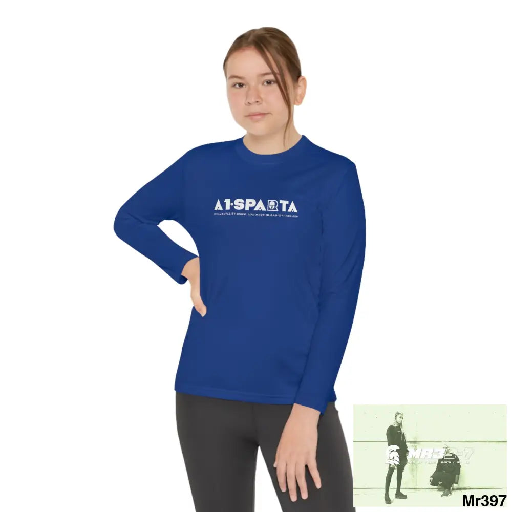 A1-Peace Sparta Youth Long Sleeve Competitor Tee Kids clothes