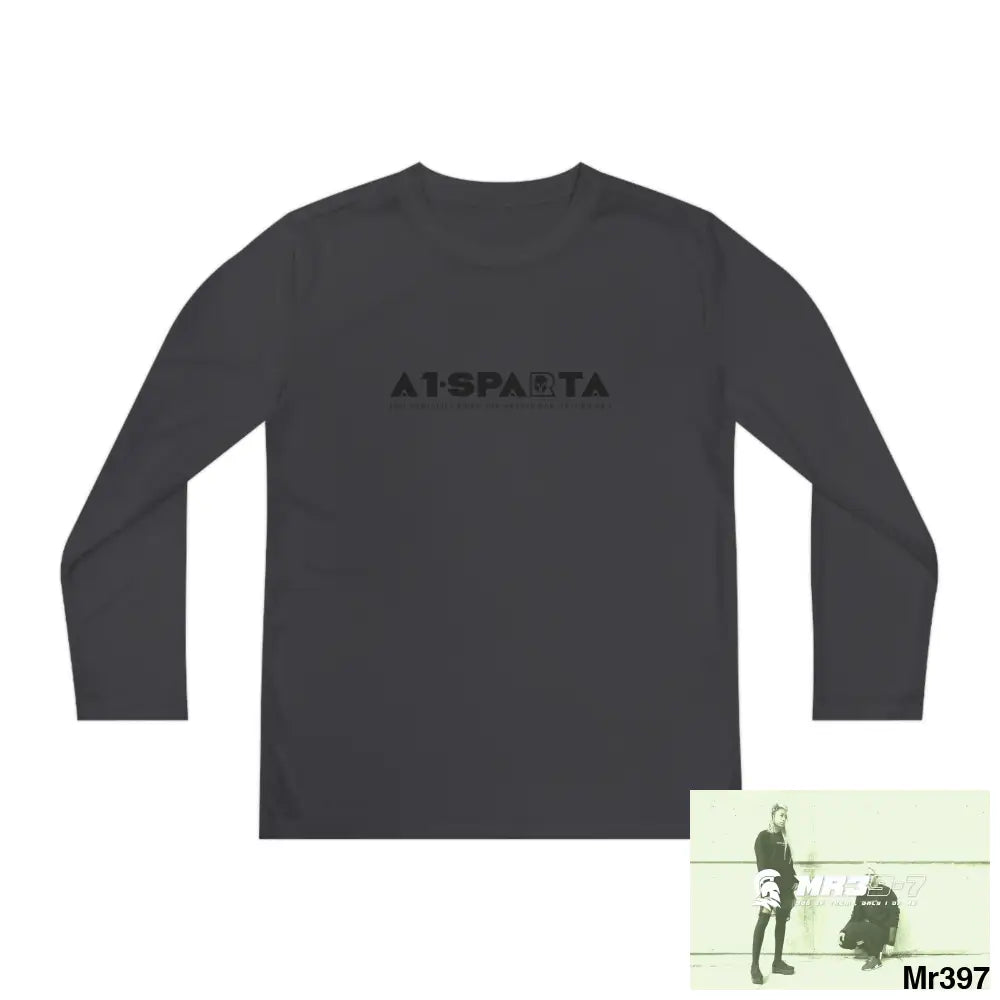 A1-Peace Sparta Youth Long Sleeve Competitor Tee Kids clothes