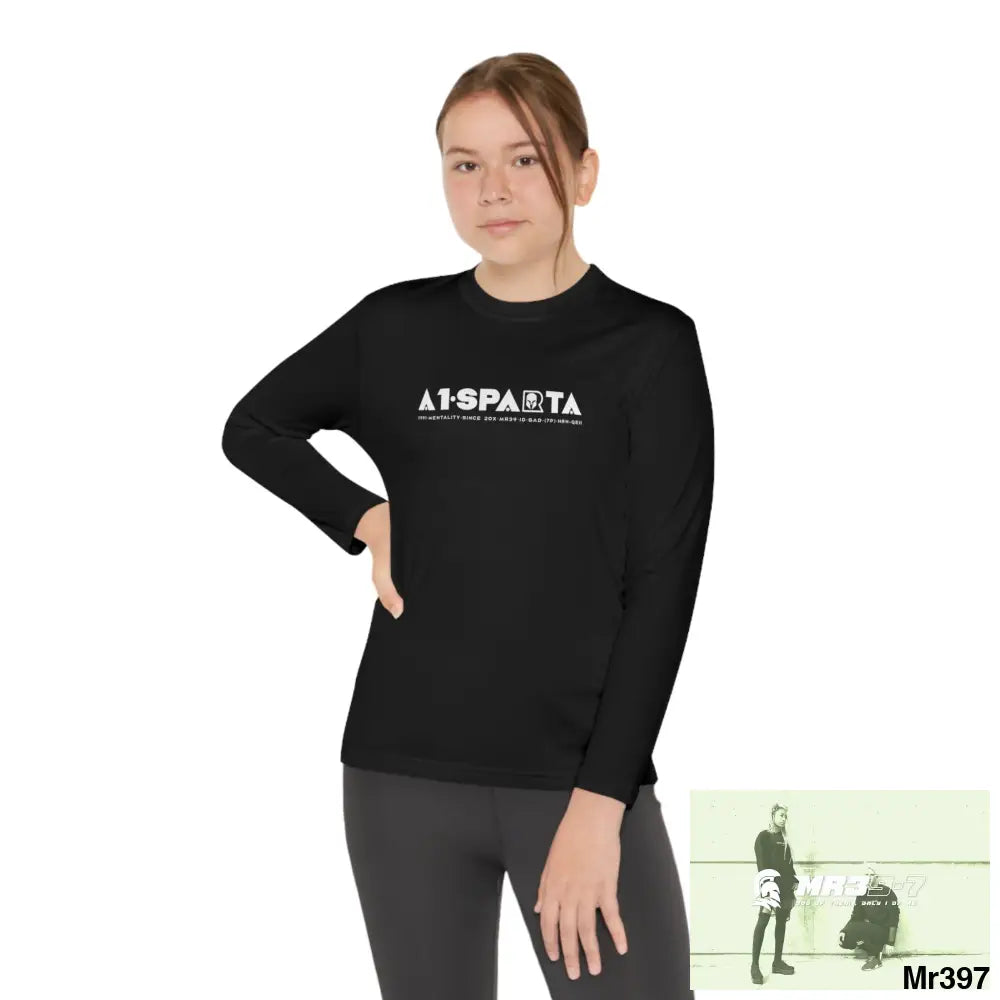 A1-Peace Sparta Youth Long Sleeve Competitor Tee Kids clothes