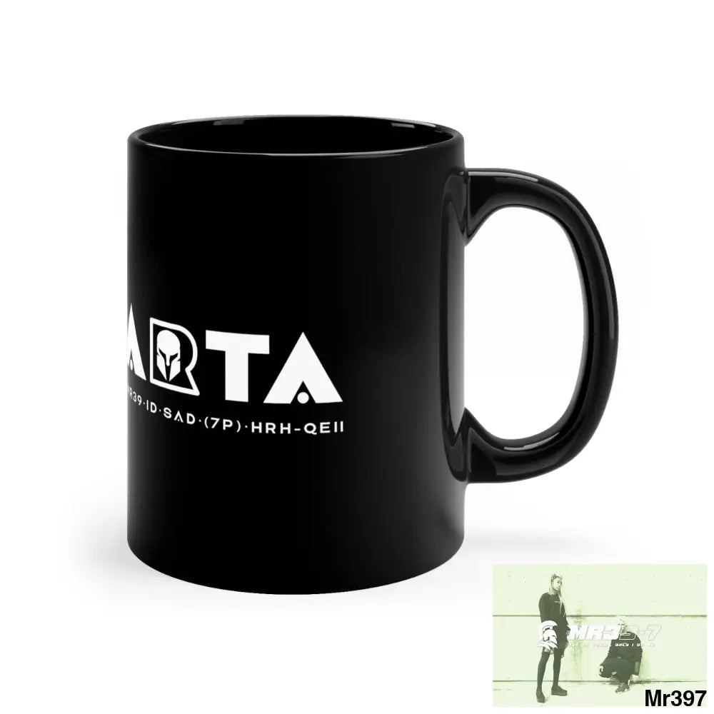 A1•Sparta 11oz Black Mug 11oz Mug