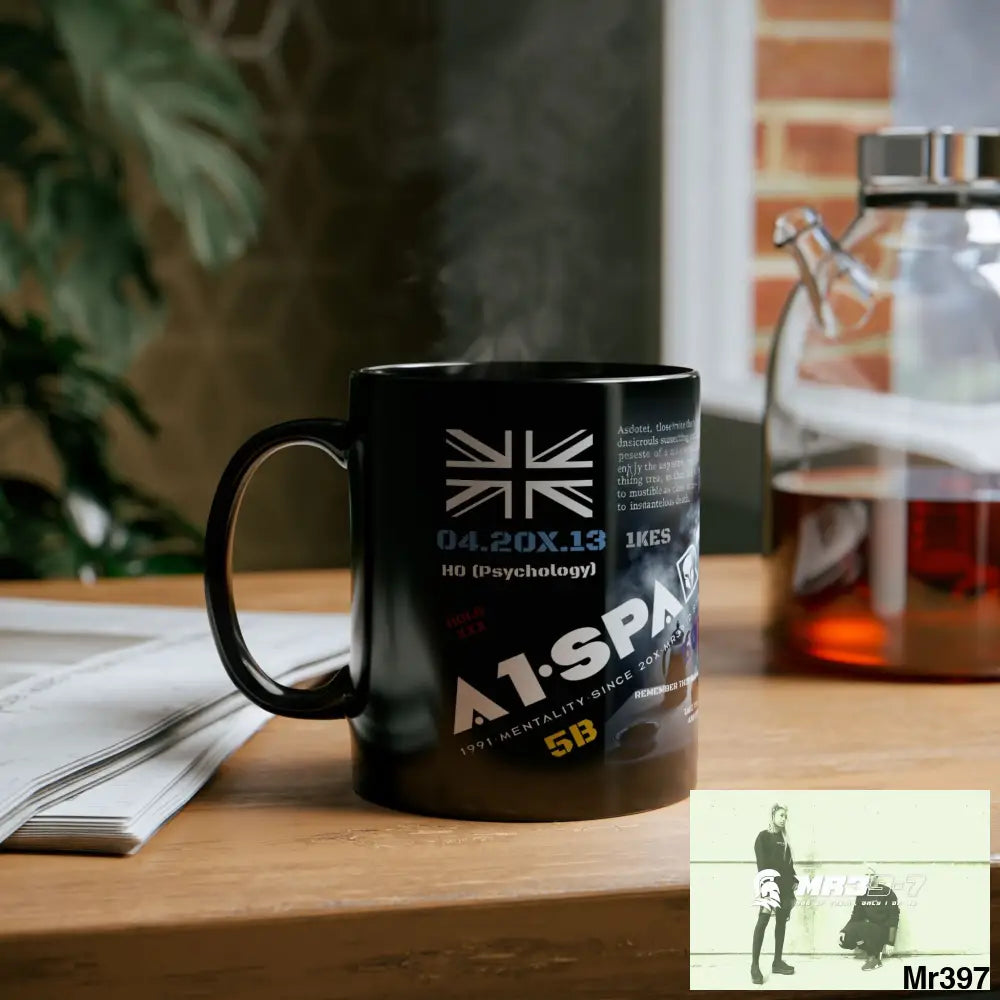A1-Sparta 11oz Tactical GB / Black Mug Mental Health VAR / My Life My Deaths Their Plans Failed Couldn’t kill flies