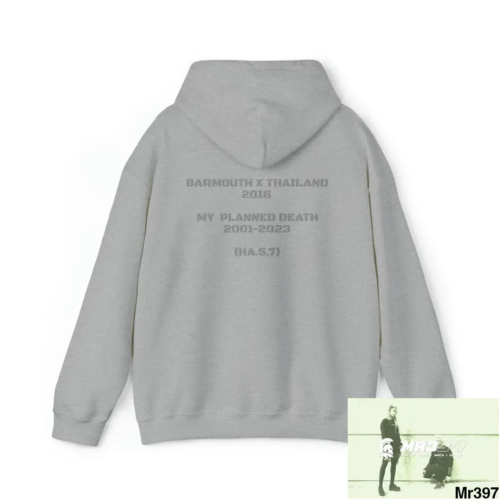 A1-Sparta 2001-23 My Planned Death Barmouth X Thailand Centre Heavy Blend™ Hooded Sweatshirt Hoodie