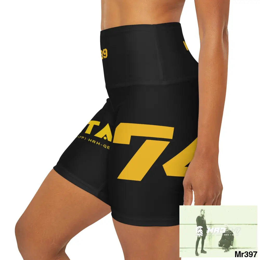 A1-Sparta 2015 Kenya High Waisted Yoga Shorts (AOP) All Over Prints