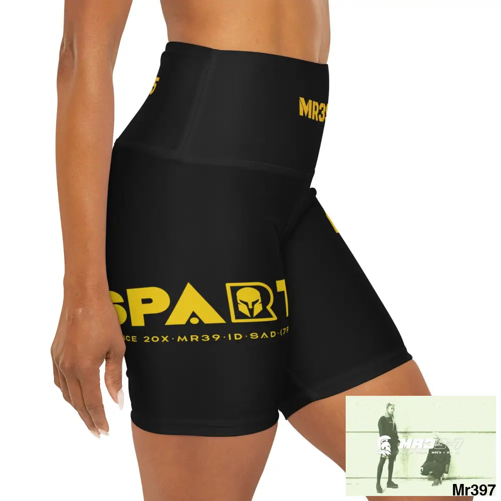 A1-Sparta 2015 Kenya High Waisted Yoga Shorts (AOP) All Over Prints
