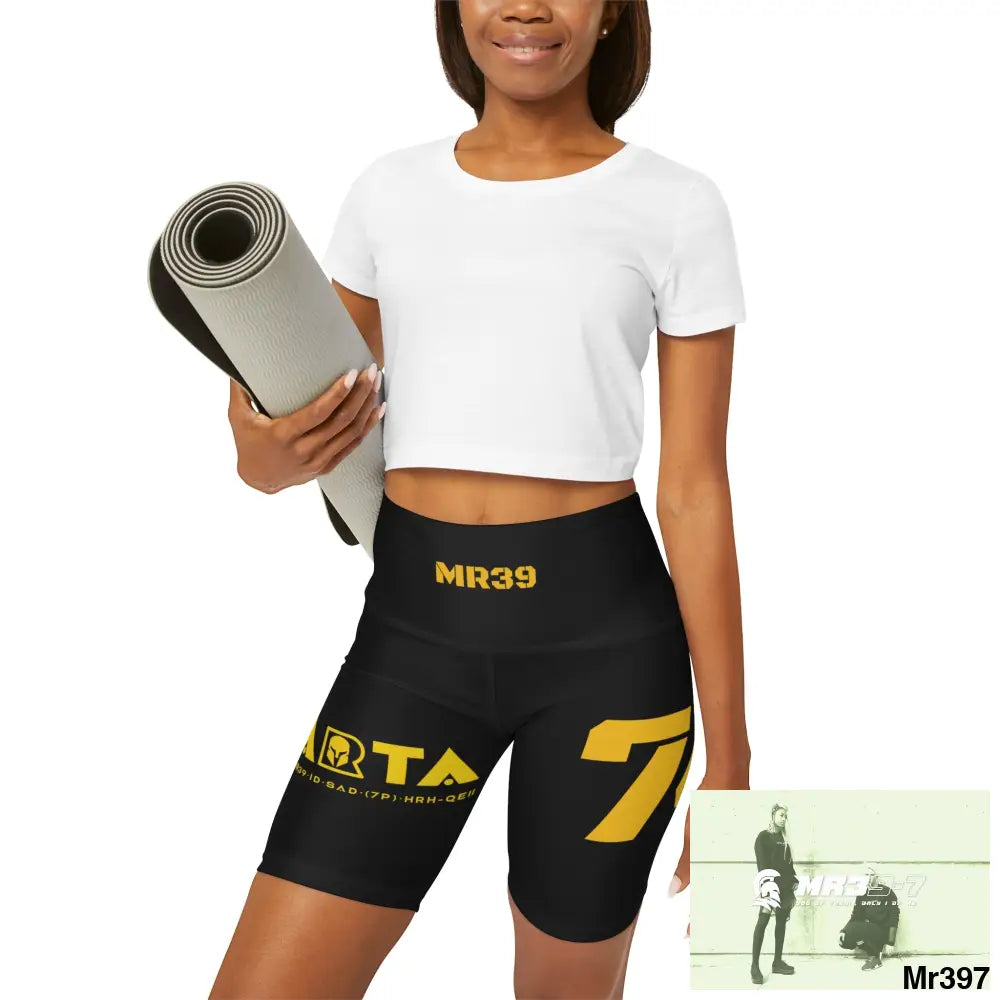 A1-Sparta 2015 Kenya High Waisted Yoga Shorts (AOP) All Over Prints