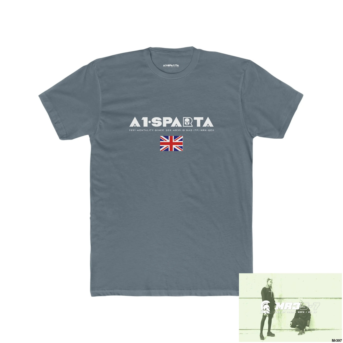 A1-Sparta 2015 Kenya in Blind Spy issues and sheets Men’s Cotton Crew Tee Solid Indigo / S T-Shirt