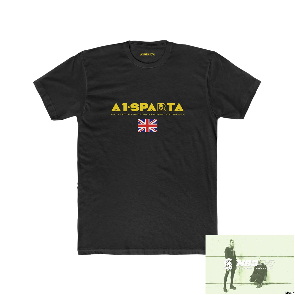 A1-Sparta 2015 Kenya in blind Spy Issues & Sheets Men’s Cotton Crew Tee Solid Black / XS T-Shirt