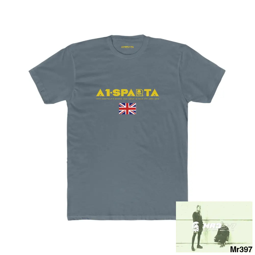 A1-Sparta 2015 Kenya in blind Spy Issues & Sheets Men’s Cotton Crew Tee Solid Indigo / S T-Shirt