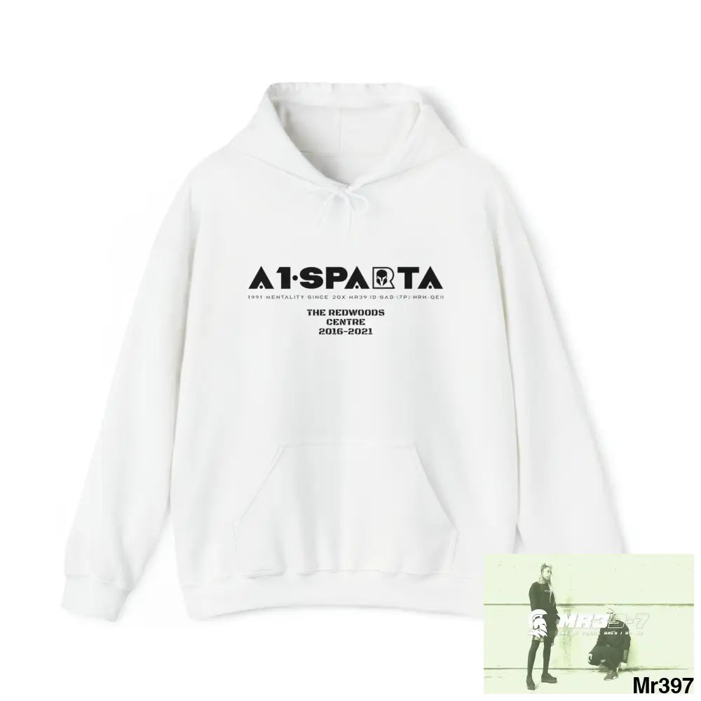 A1-Sparta 2016-21 A1-School I7.5 One flew over the Redwoods Centre Heavy Blend™ Hooded Sweatshirt White / S Hoodie