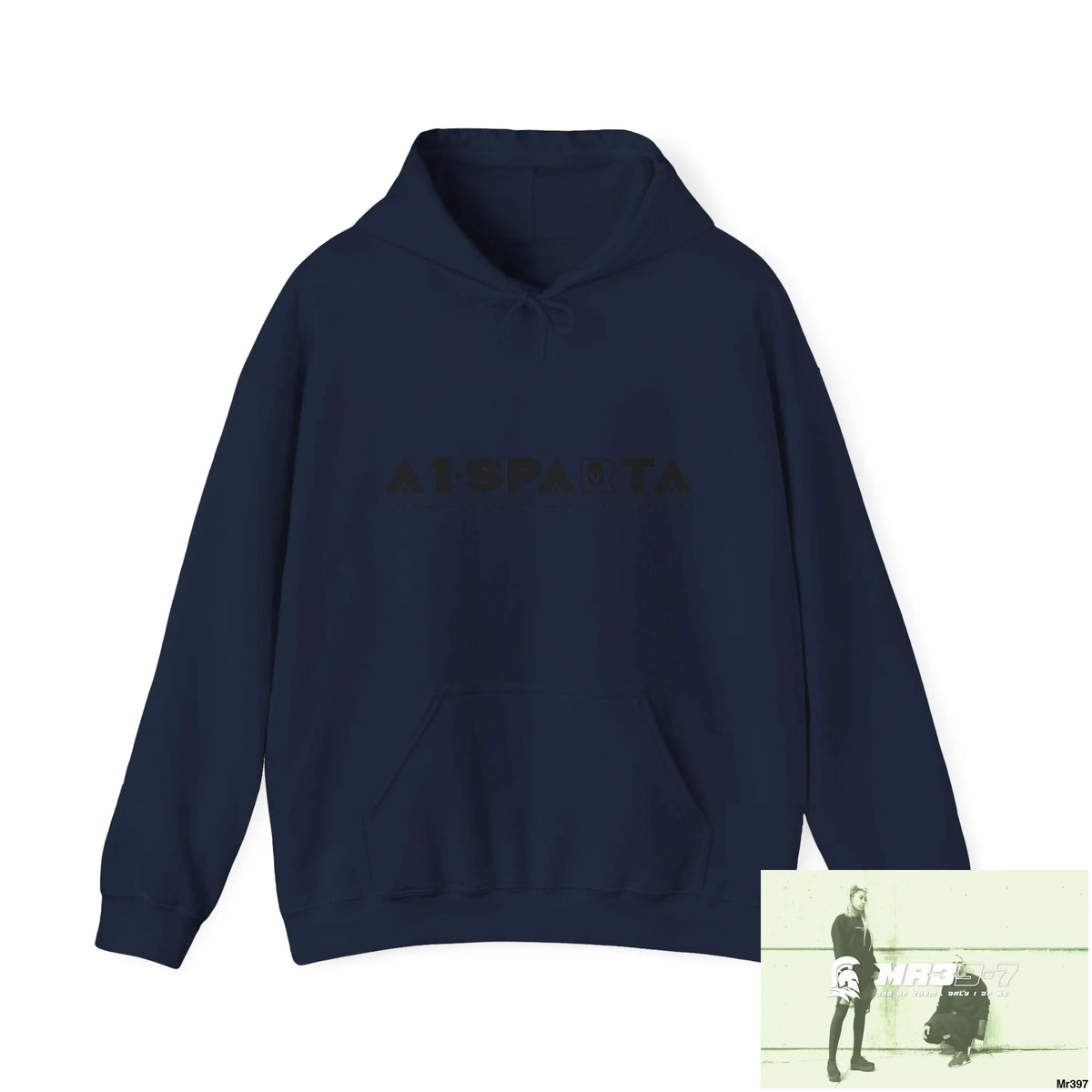 A1•Sparta 300 /Gods Inspired Unisex Heavy Blend™ Hooded Sweatshirt Navy / S Hoodie