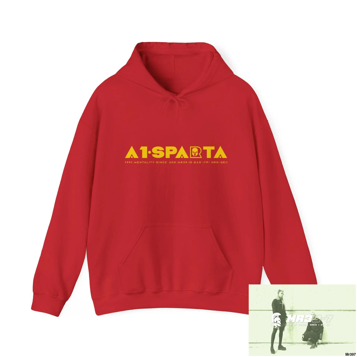 A1•Sparta 300 /Gods Inspired Unisex Heavy Blend™ Hooded Sweatshirt Red / M Hoodie