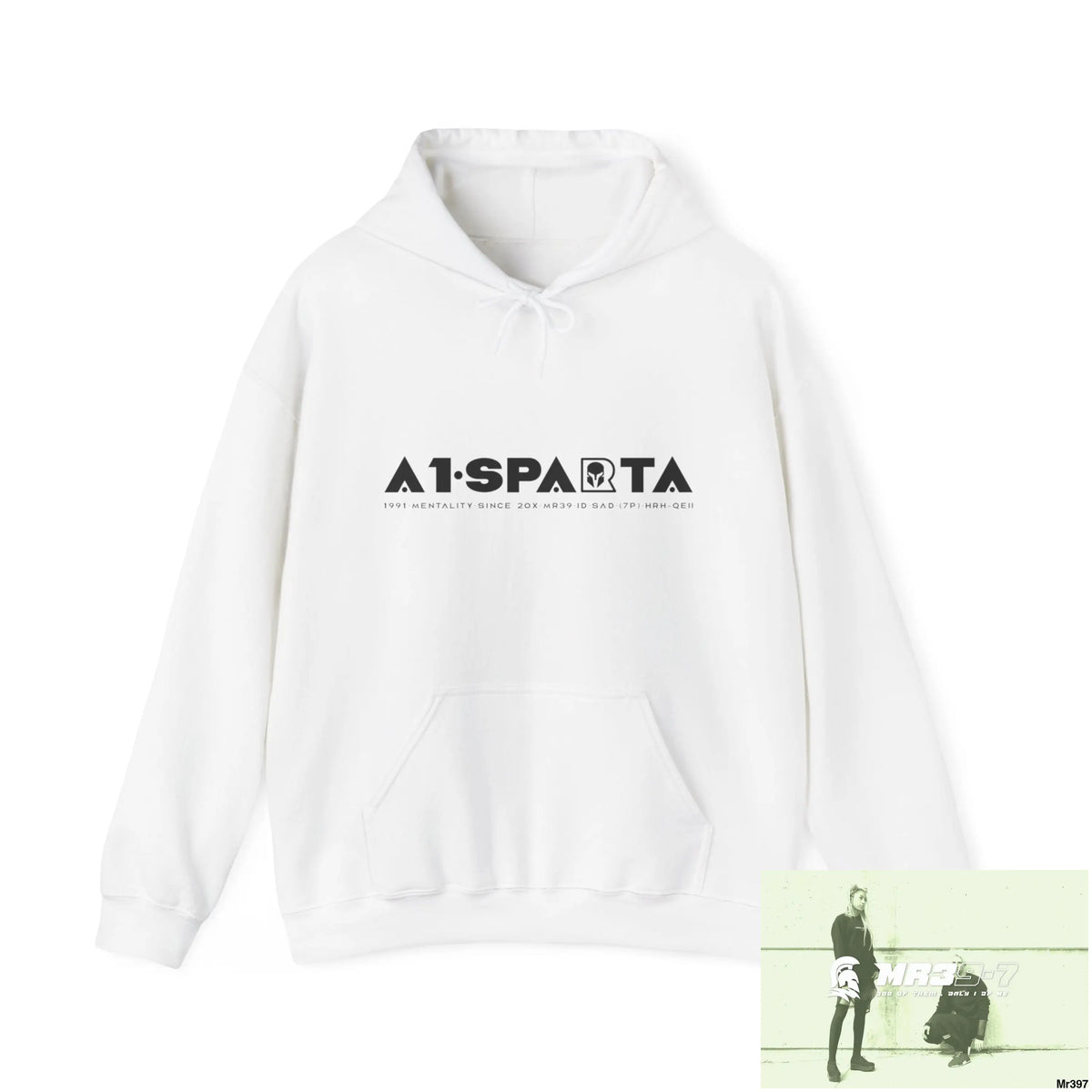 A1•Sparta 300 /Gods Inspired Unisex Heavy Blend™ Hooded Sweatshirt White / M Hoodie