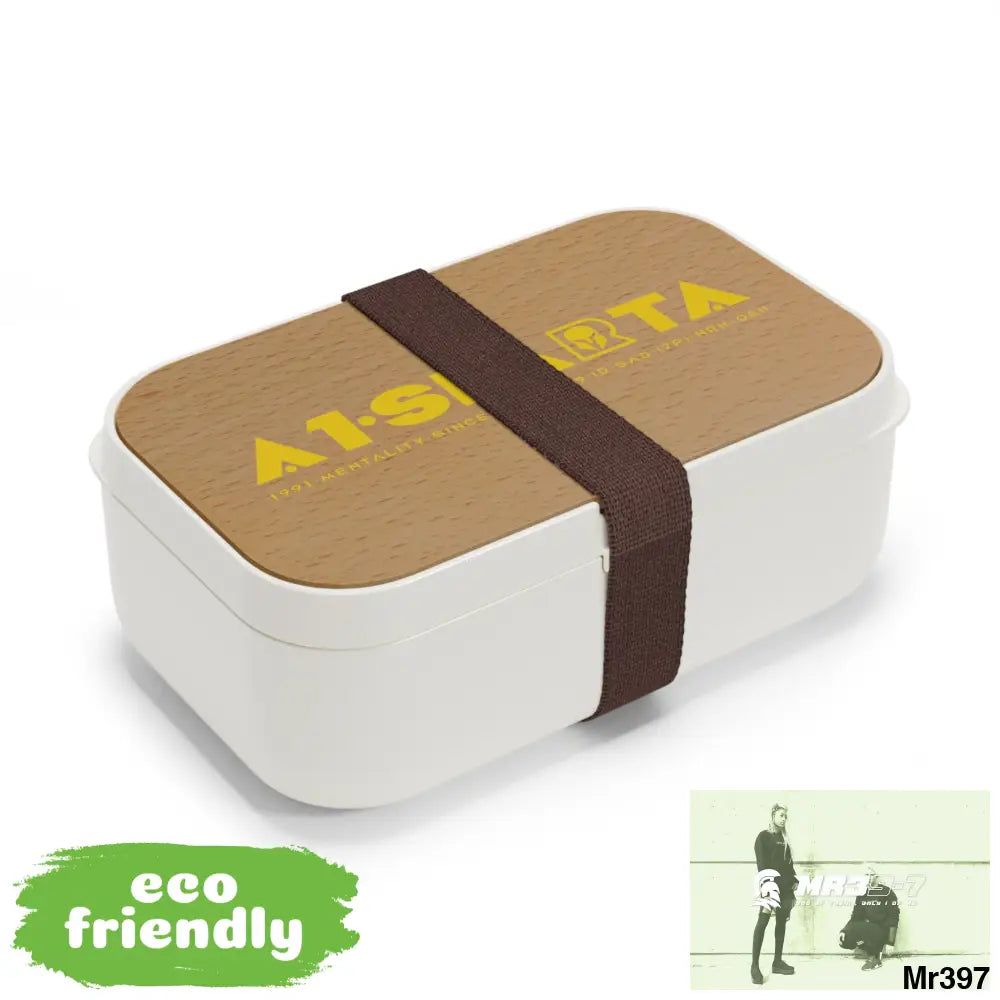 A1- Sparta 7 PLA Bento Box with Band and Utensils One size Accessories