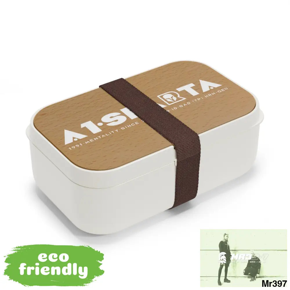 A1- Sparta 7 PLA Bento Box with Band and Utensils One size Accessories