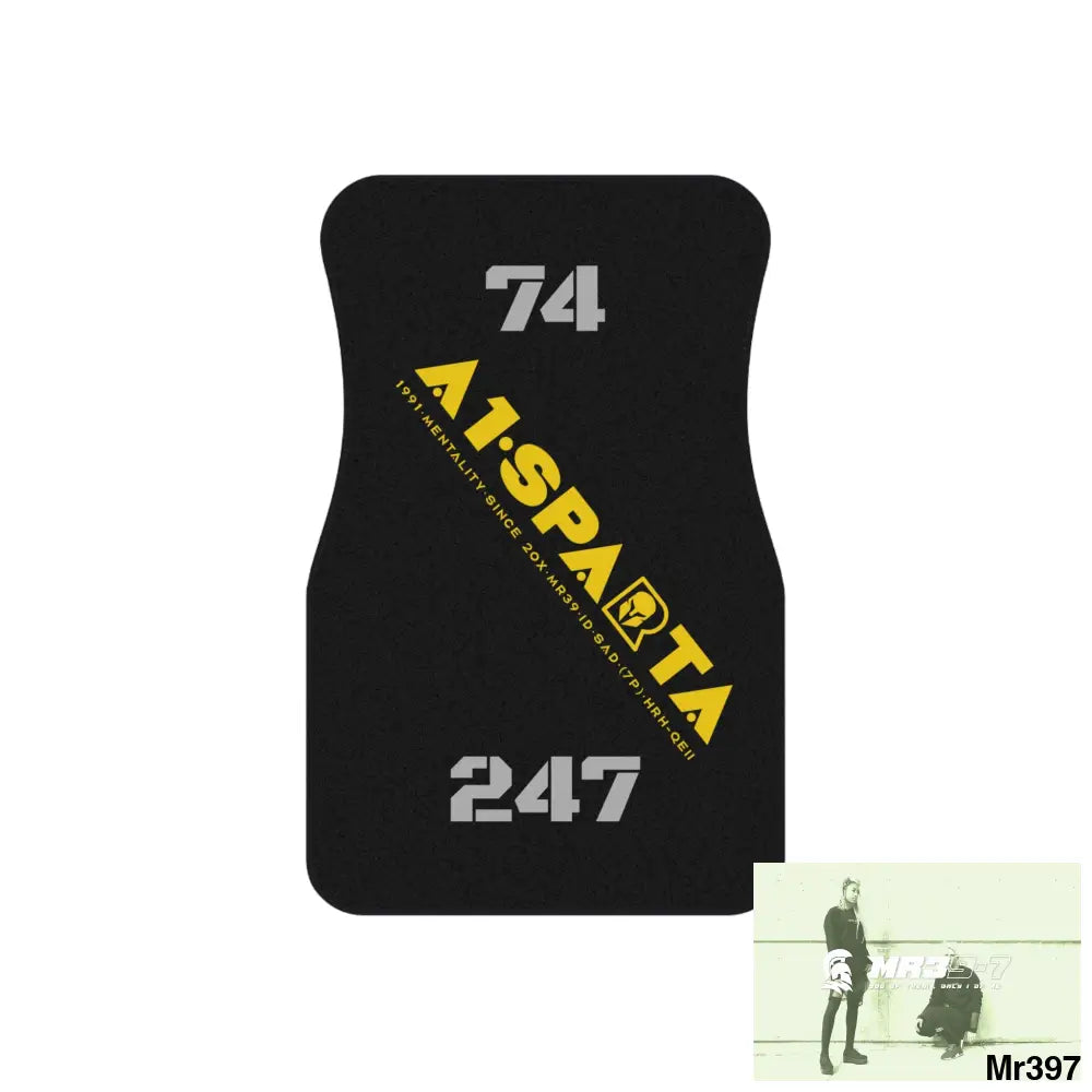 A1-Sparta 74 Always ready 24/7 Car Mats (2x Front) 2x Front mats Accessories