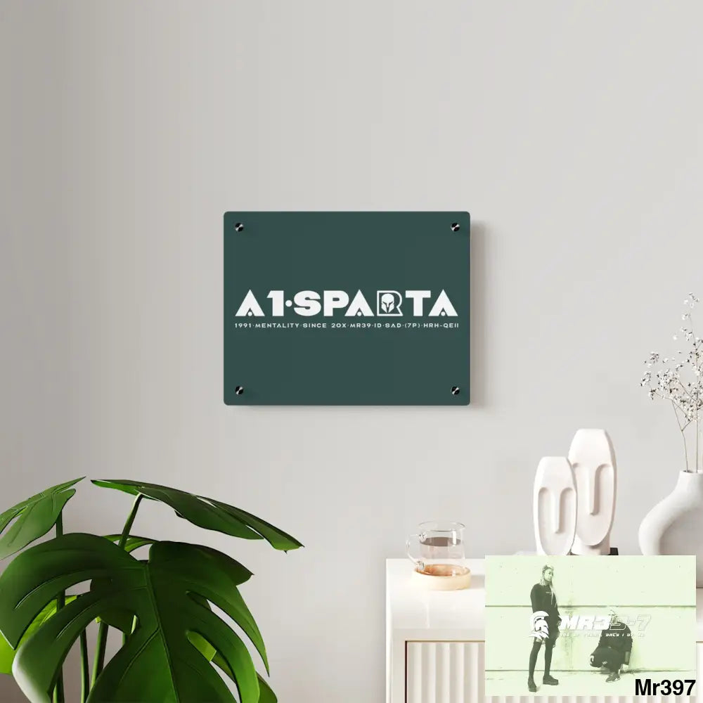 A1- Sparta Acrylic Wall Art Panels Home Decor