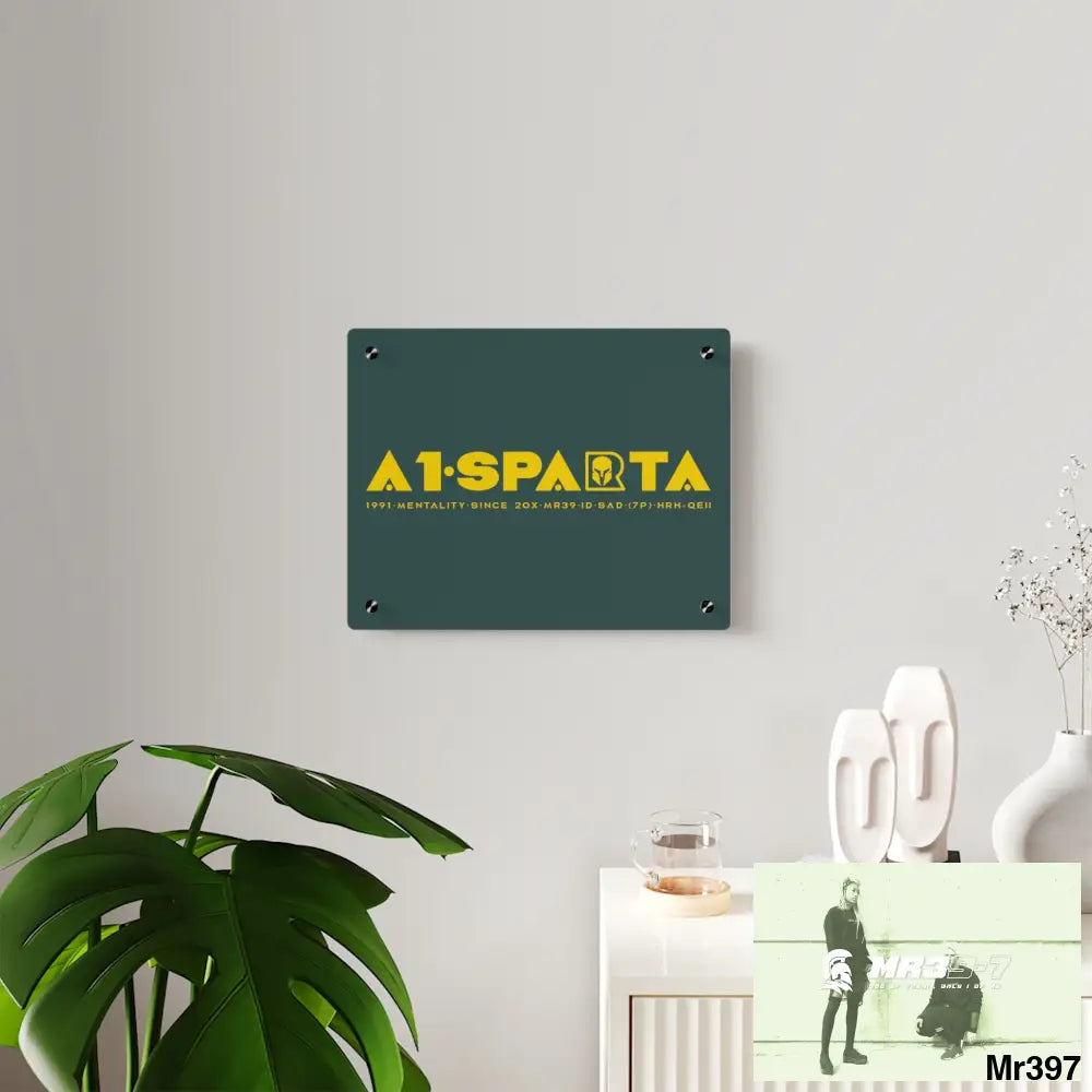 A1- Sparta Acrylic Wall Art Panels Home Decor
