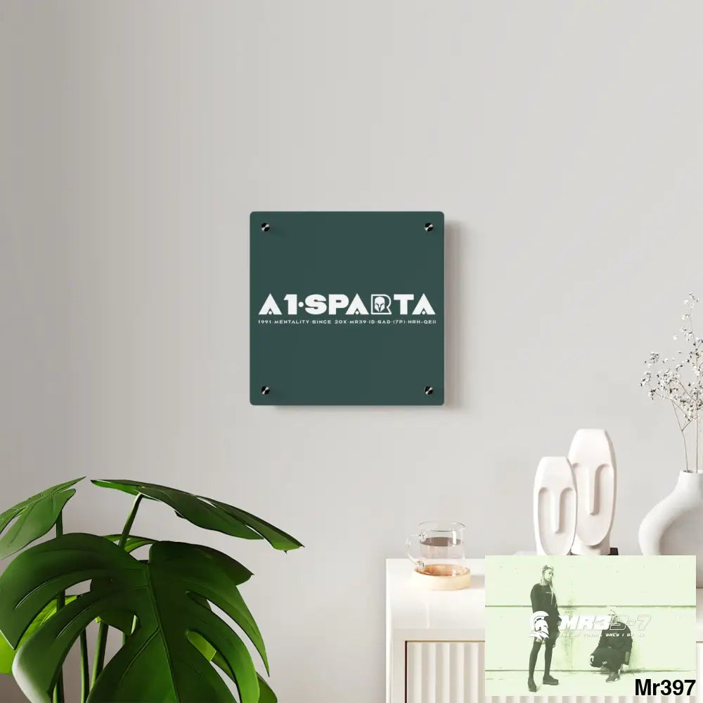 A1- Sparta Acrylic Wall Art Panels Home Decor