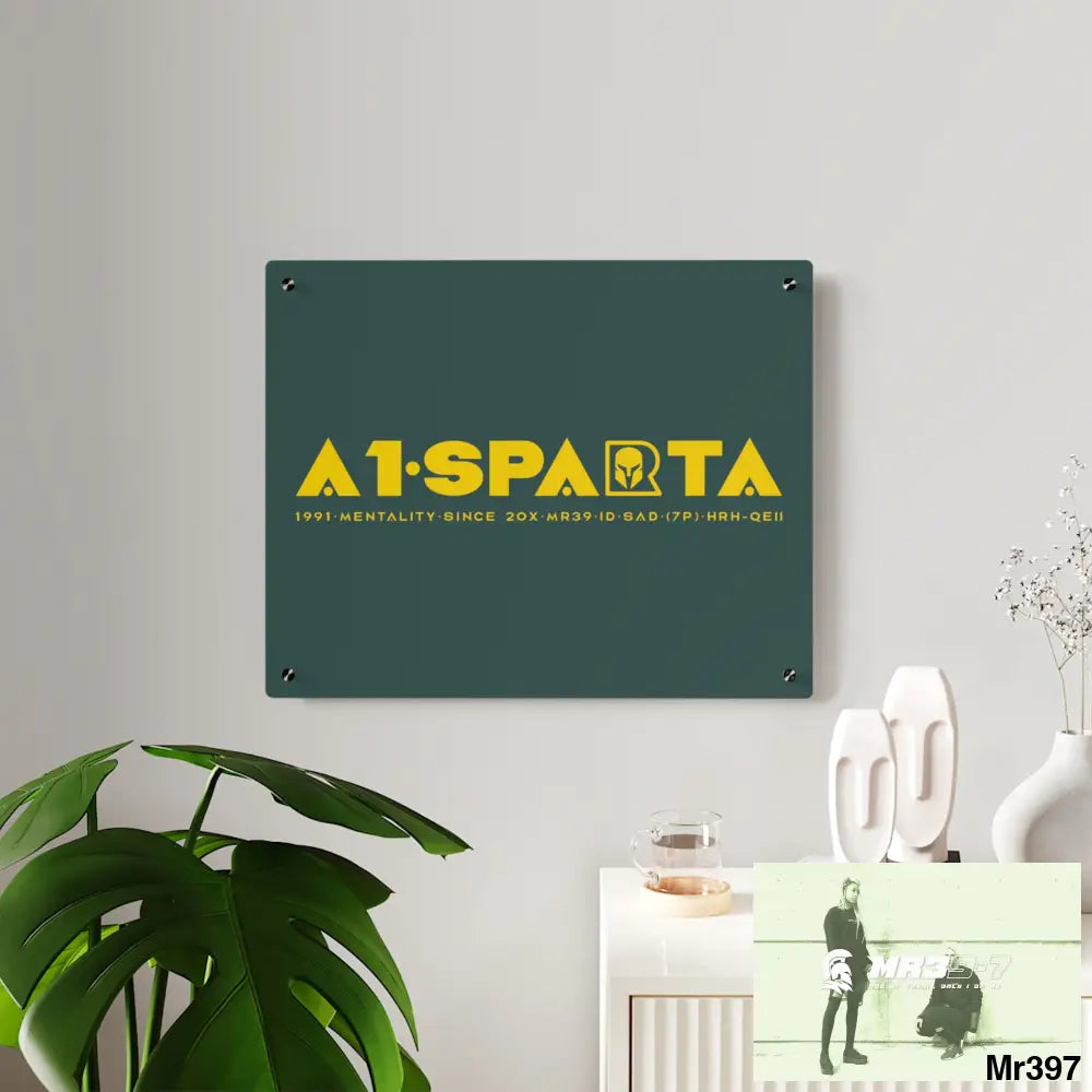 A1- Sparta Acrylic Wall Art Panels Home Decor