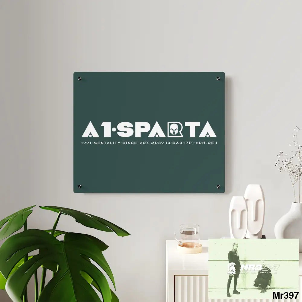 A1- Sparta Acrylic Wall Art Panels Home Decor