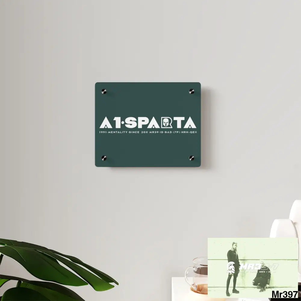 A1- Sparta Acrylic Wall Art Panels Home Decor