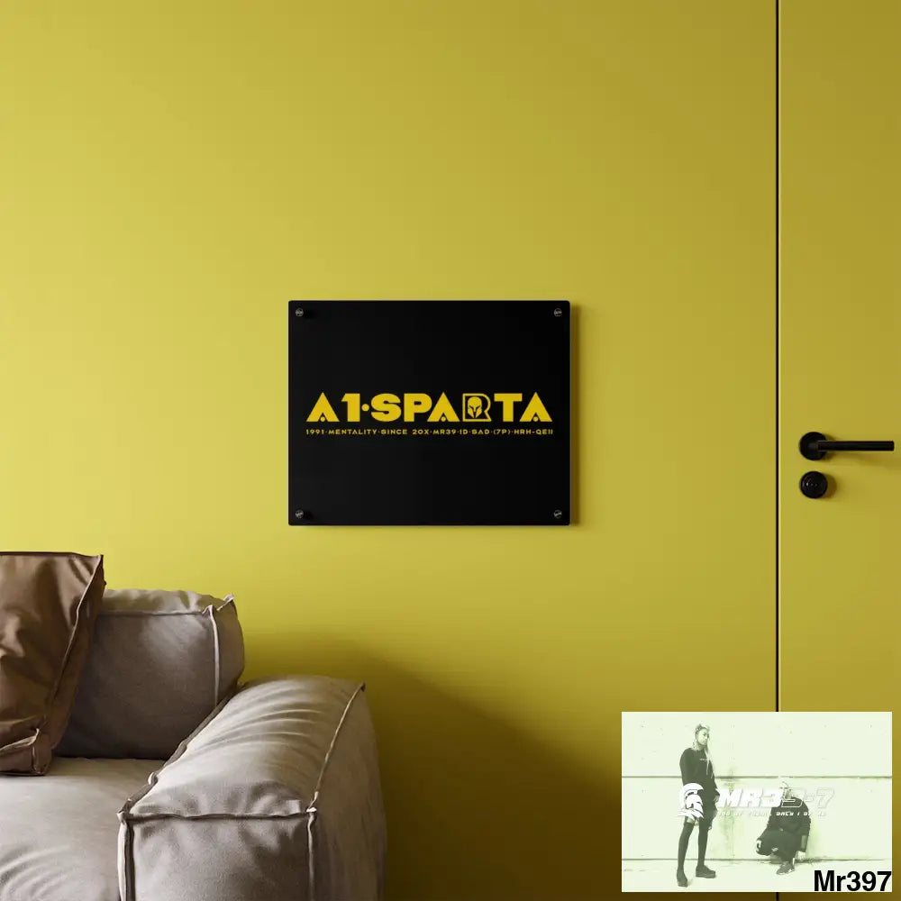A1-Sparta Acrylic Wall Art Panels Home Decor