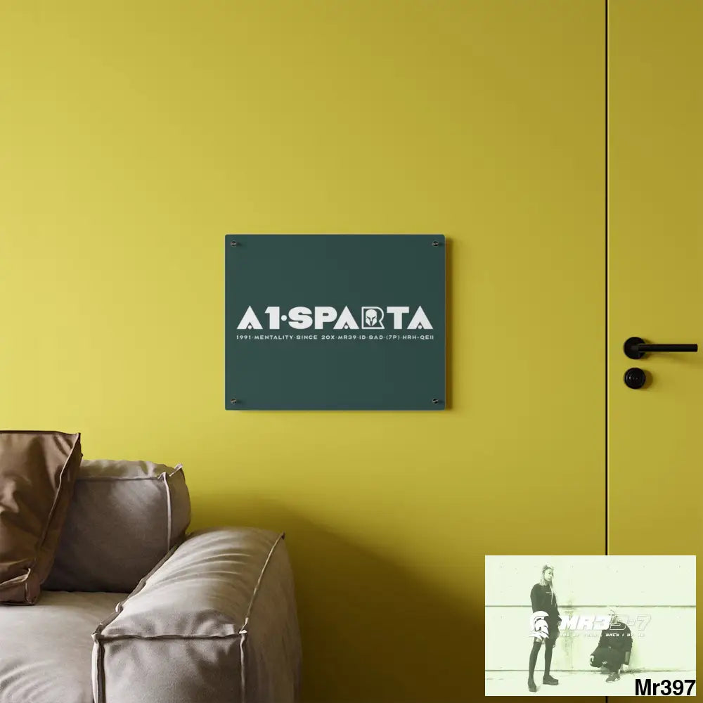 A1- Sparta Acrylic Wall Art Panels Home Decor