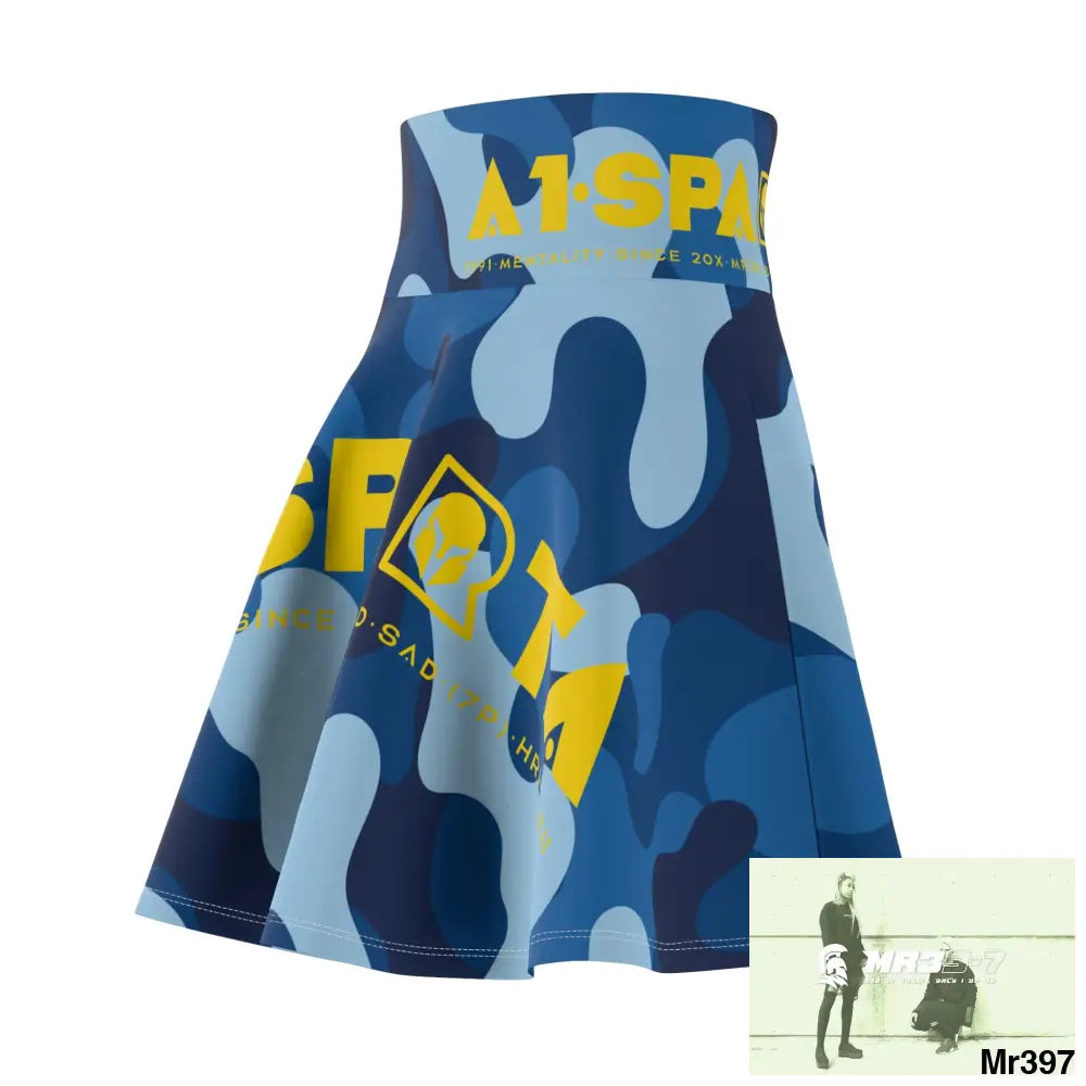 A1-Sparta - Always ready - Women’s Skater Skirt (AOP) All Over Prints