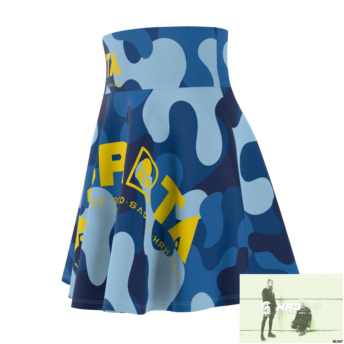 A1-Sparta - Always ready - Women’s Skater Skirt (AOP) All Over Prints