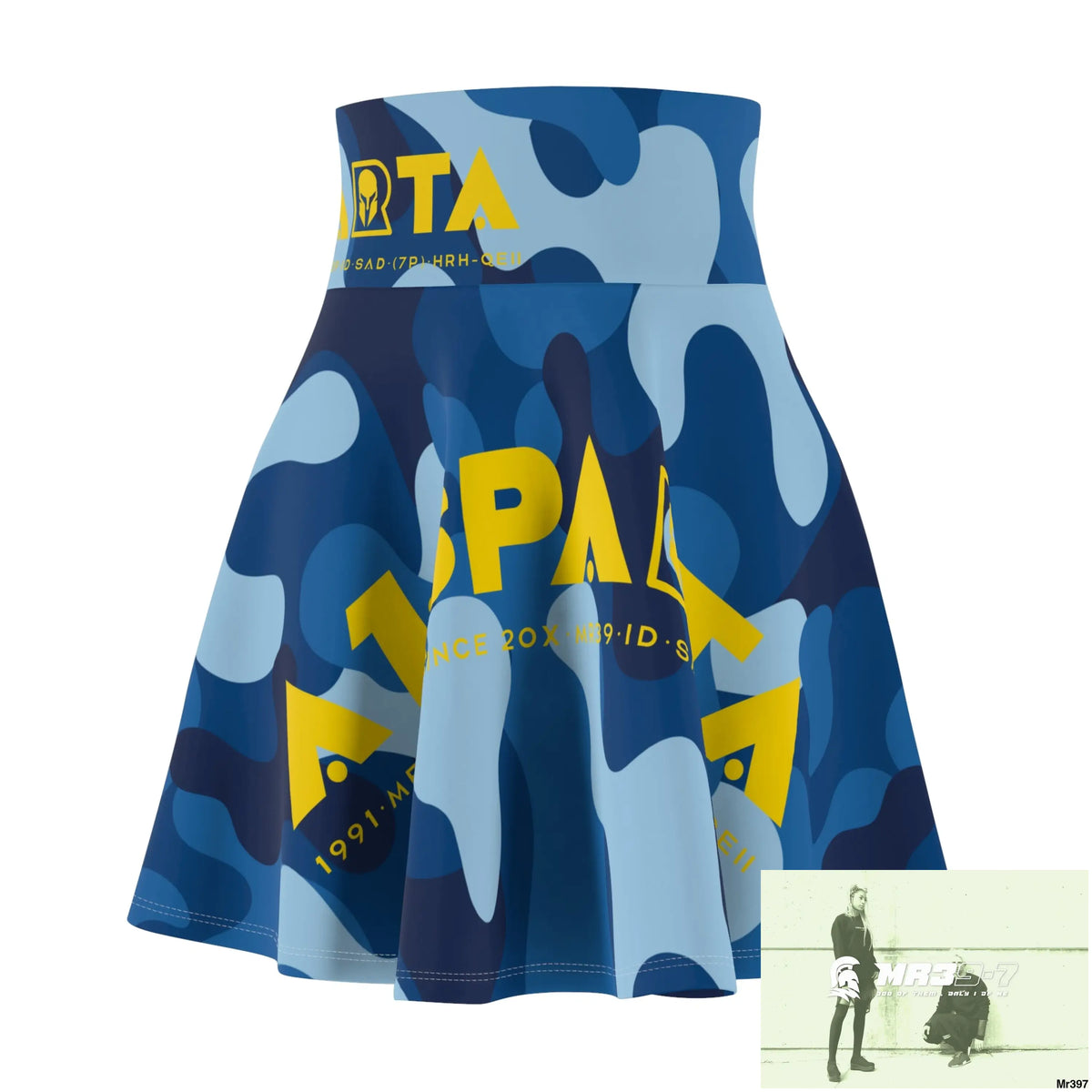A1-Sparta - Always ready - Women’s Skater Skirt (AOP) All Over Prints