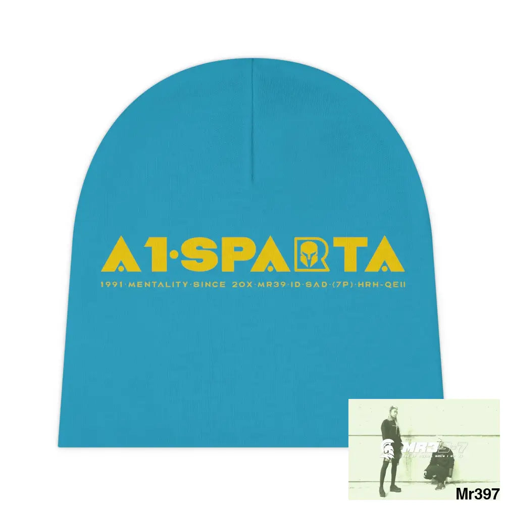 A1-Sparta Baby Beanie (AOP) One size / White All Over Prints