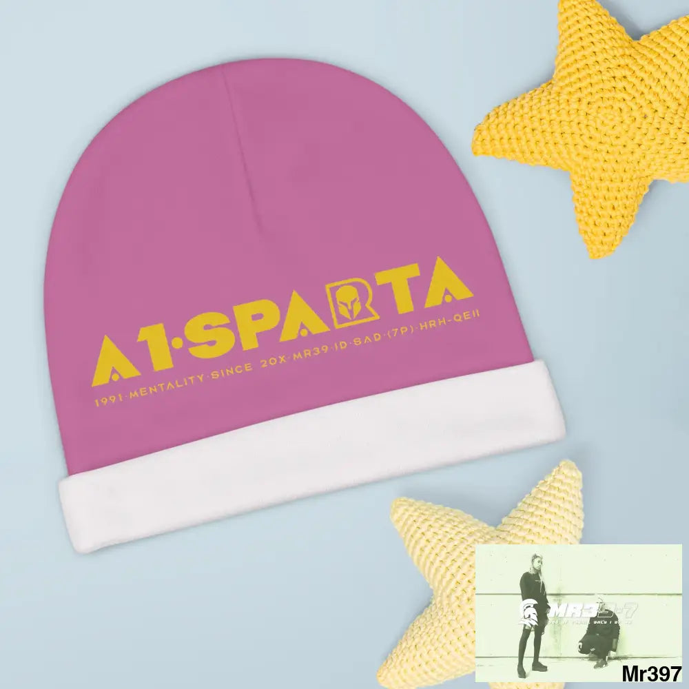 A1-Sparta Baby Beanie (AOP) One size / White All Over Prints
