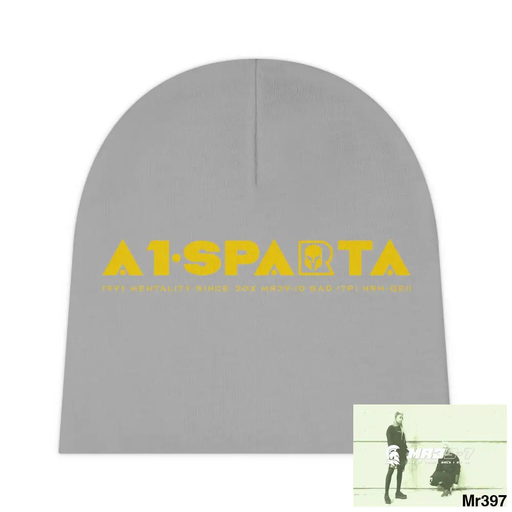 A1-Sparta Baby Beanie (AOP) One size / White All Over Prints