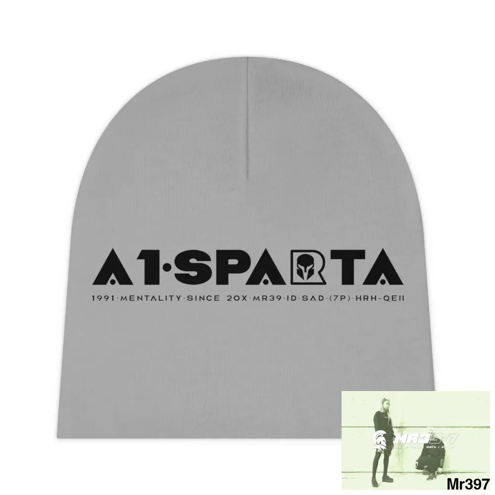 A1-Sparta Baby Beanie (AOP) One size / White All Over Prints