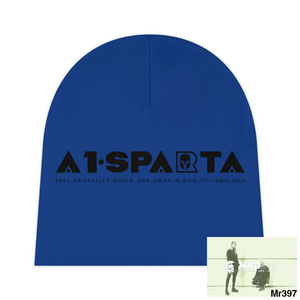 A1-Sparta Baby Beanie (AOP) One size / White All Over Prints