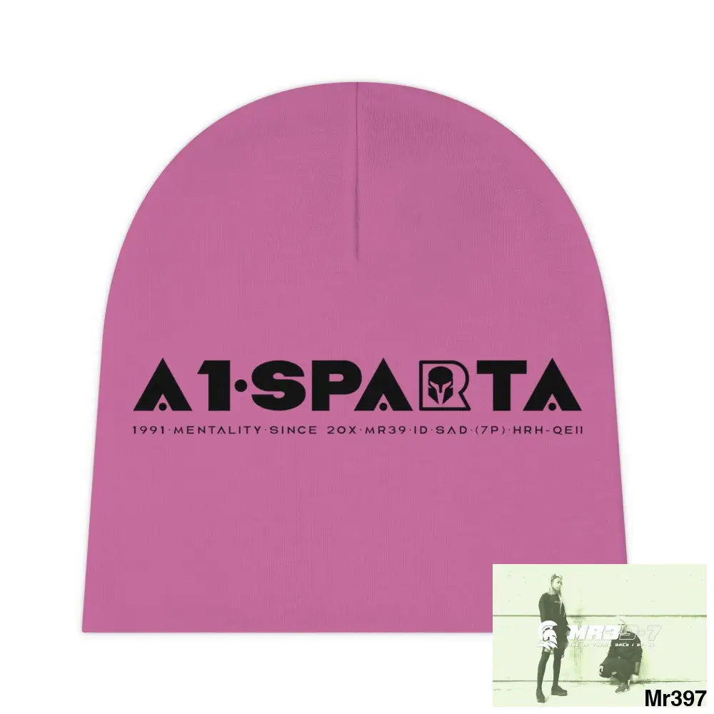 A1-Sparta Baby Beanie (AOP) One size / White All Over Prints
