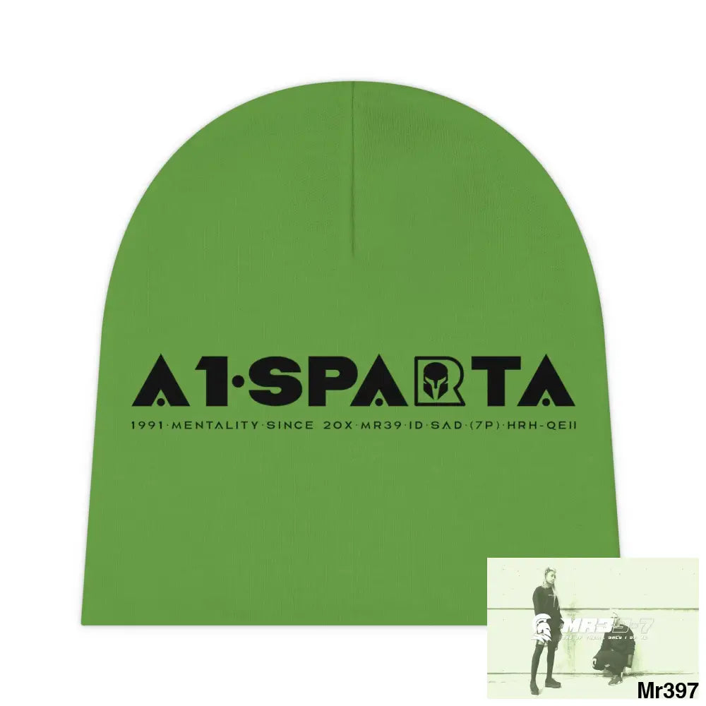 A1-Sparta Baby Beanie (AOP) One size / White All Over Prints