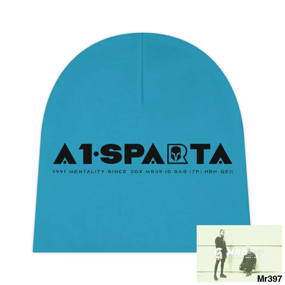 A1-Sparta Baby Beanie (AOP) One size / White All Over Prints