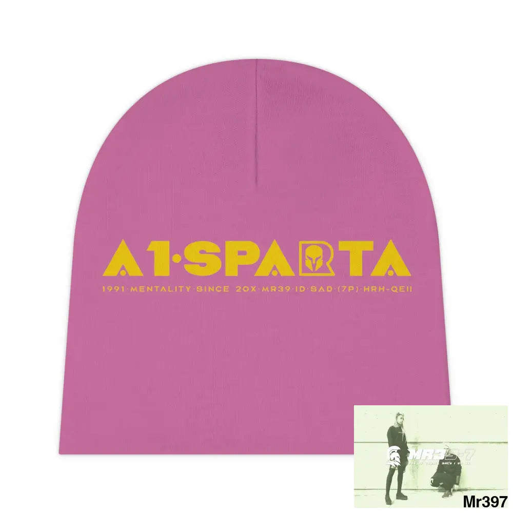 A1-Sparta Baby Beanie (AOP) One size / White All Over Prints