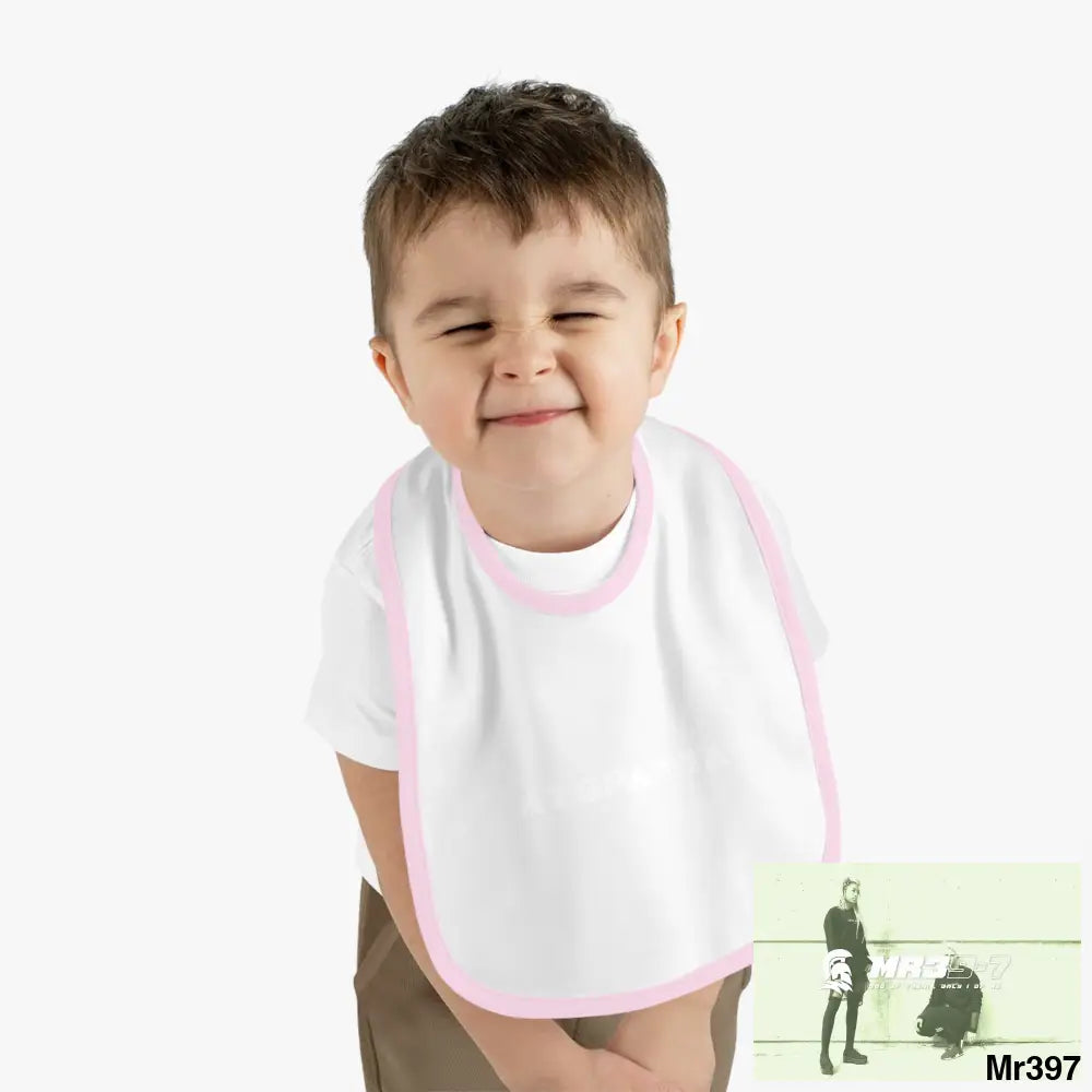 A1-Sparta Baby Contrast Trim Jersey Bib Kids clothes