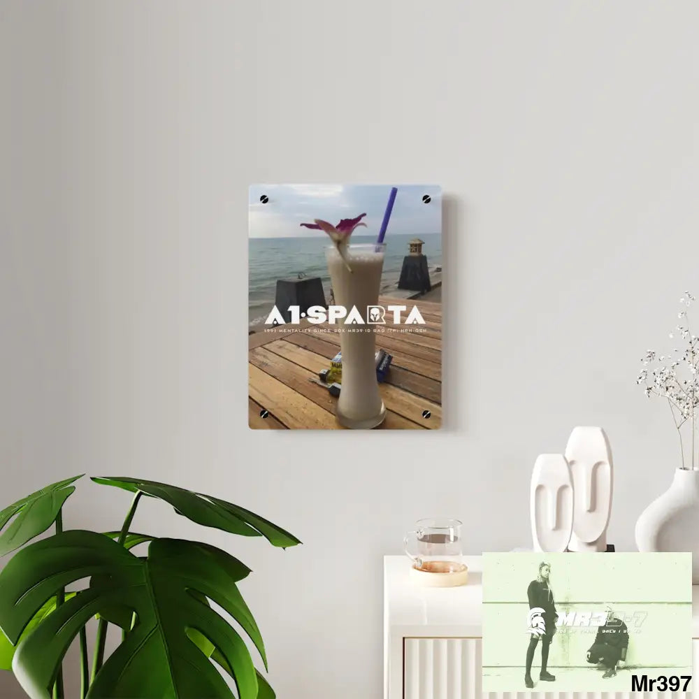 A1-Sparta Back to Thailand for my death(s) 2016 because its only Rock n Roll Koh Lak Acrylic Wall Art Panels Home Decor