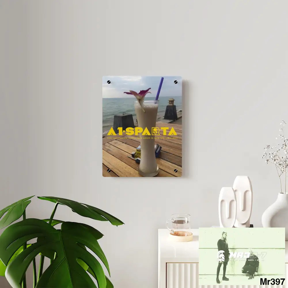 A1-Sparta Back to Thailand for my death(s) 2016 because its only Rock n Roll Koh Lak Acrylic Wall Art Panels Home Decor