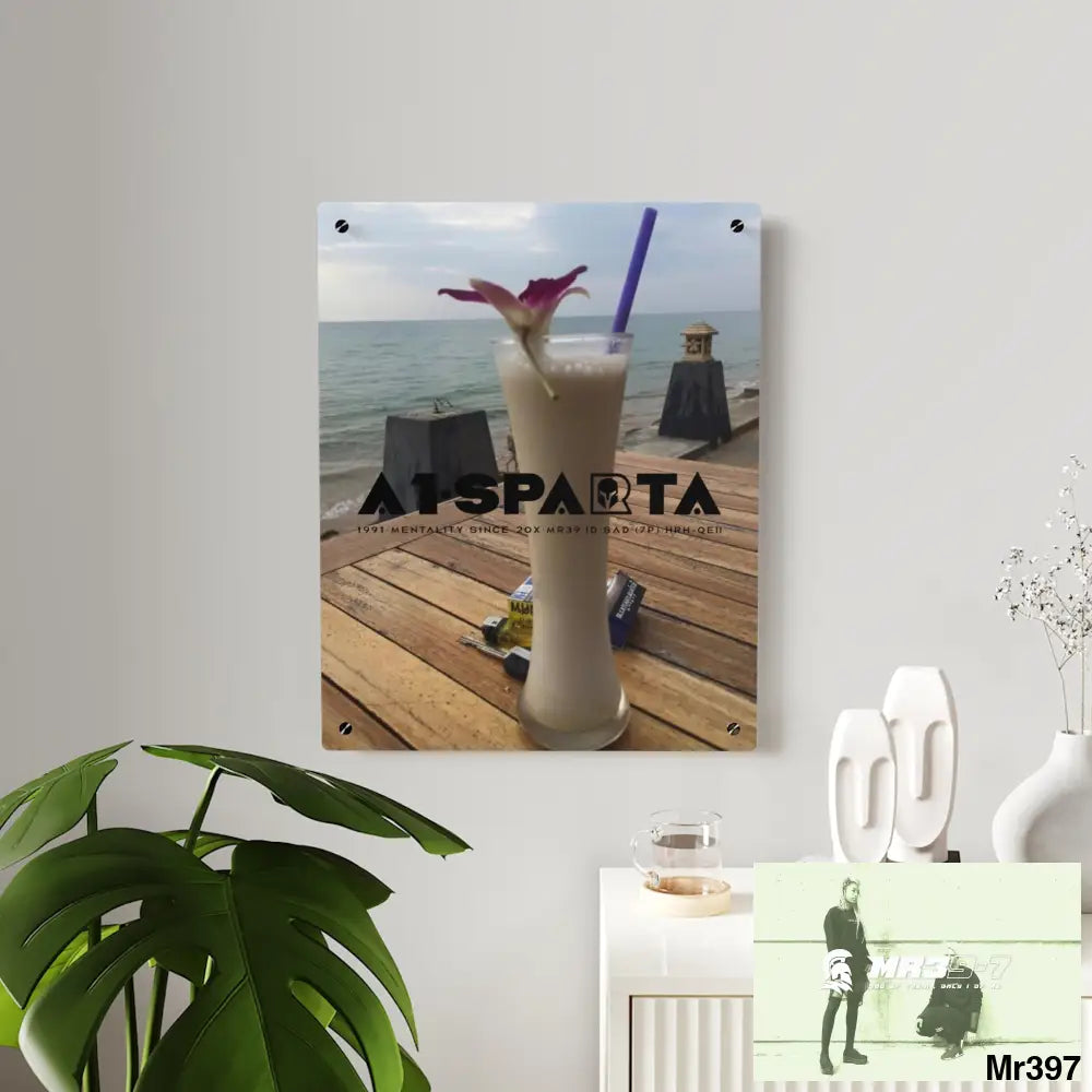 A1-Sparta Back to Thailand for my death(s) 2016 because its only Rock n Roll Koh Lak Acrylic Wall Art Panels Home Decor