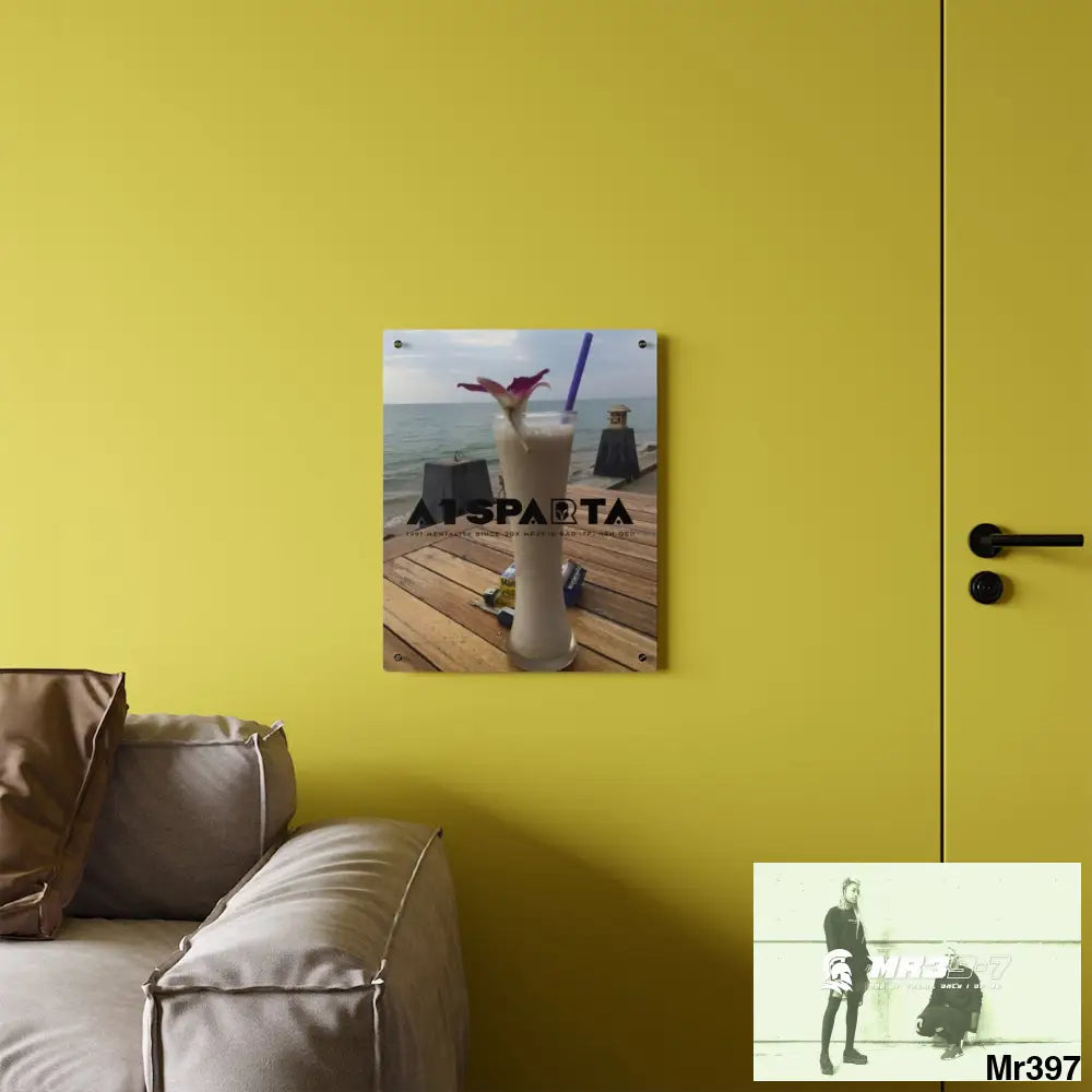 A1-Sparta Back to Thailand for my death(s) 2016 because its only Rock n Roll Koh Lak Acrylic Wall Art Panels Home Decor