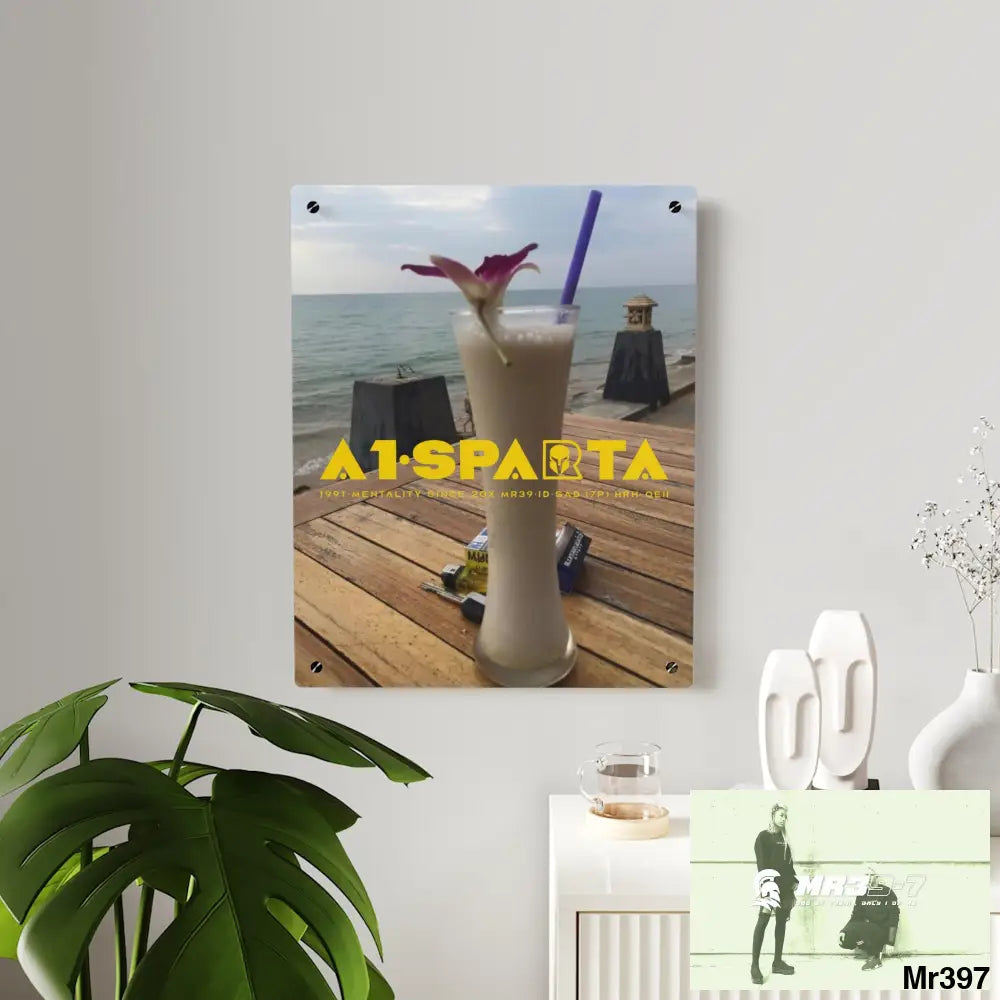 A1-Sparta Back to Thailand for my death(s) 2016 because its only Rock n Roll Koh Lak Acrylic Wall Art Panels Home Decor
