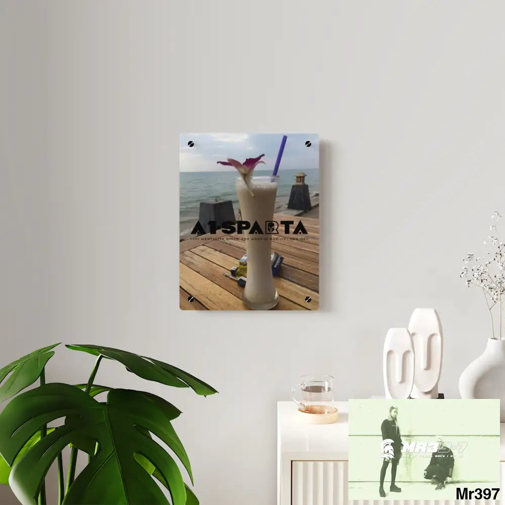 A1-Sparta Back to Thailand for my death(s) 2016 because its only Rock n Roll Koh Lak Acrylic Wall Art Panels Home Decor