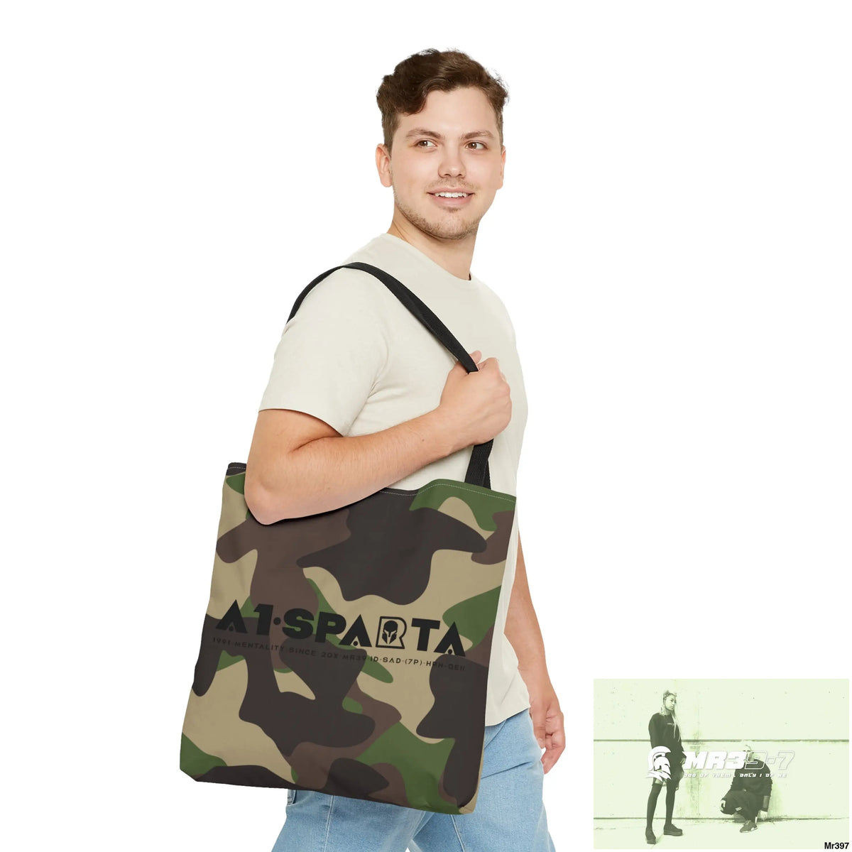 A1-Sparta Camo Tote Bag (AOP) Bags