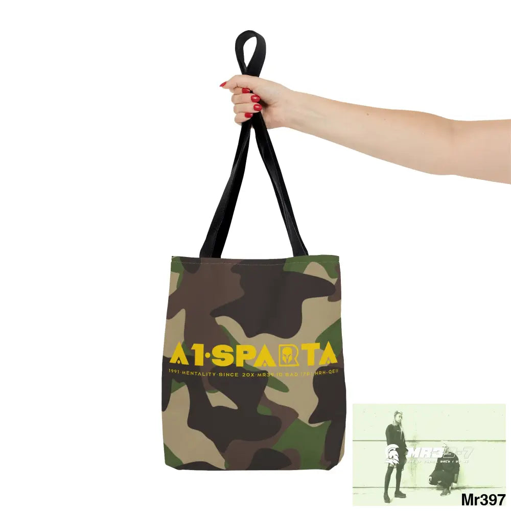 A1-Sparta Camo Tote Bag (AOP) Bags