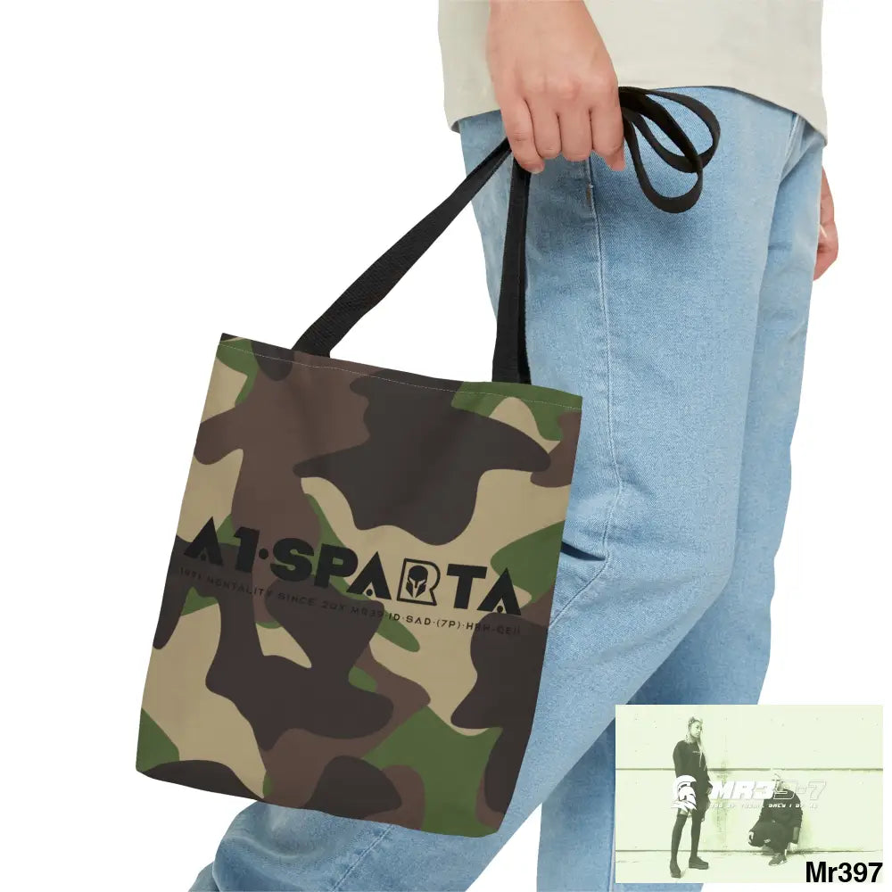 A1-Sparta Camo Tote Bag (AOP) Bags